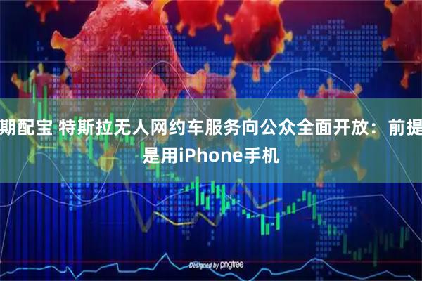 期配宝 特斯拉无人网约车服务向公众全面开放：前提是用iPhone手机